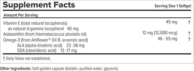 ANDREW LESSMAN Astaxanthin 12000 240 Softgels 12000 mcg