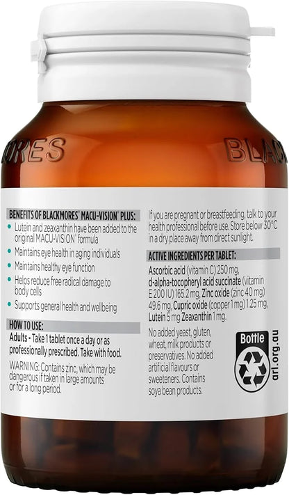 Blackmores Macu-Vision Plus X 60 Tablets