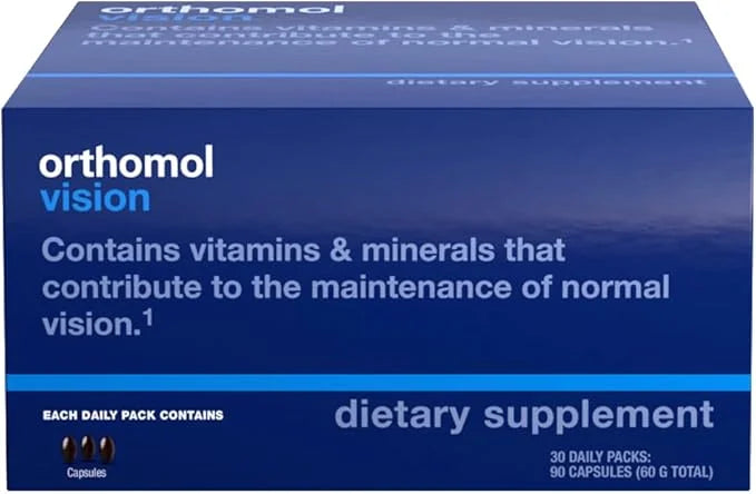 Orthomol Vision, Eye Micronutrients Supplement, 30-Day