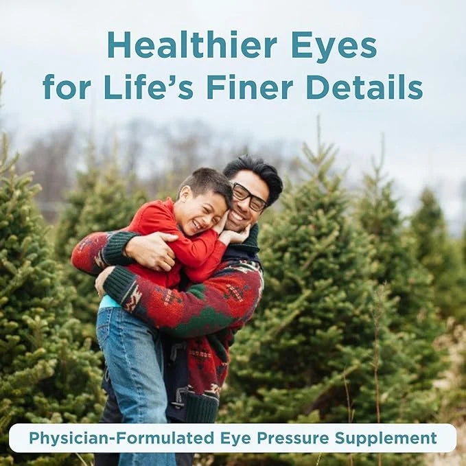 Eye Pressure Supplement with Bilberry Saffron CoQ10 for (60 Capsules)