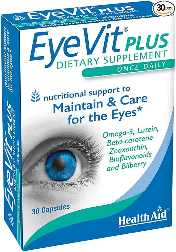 EyeVit Plus, Maintenance and Care 30 Capsules,