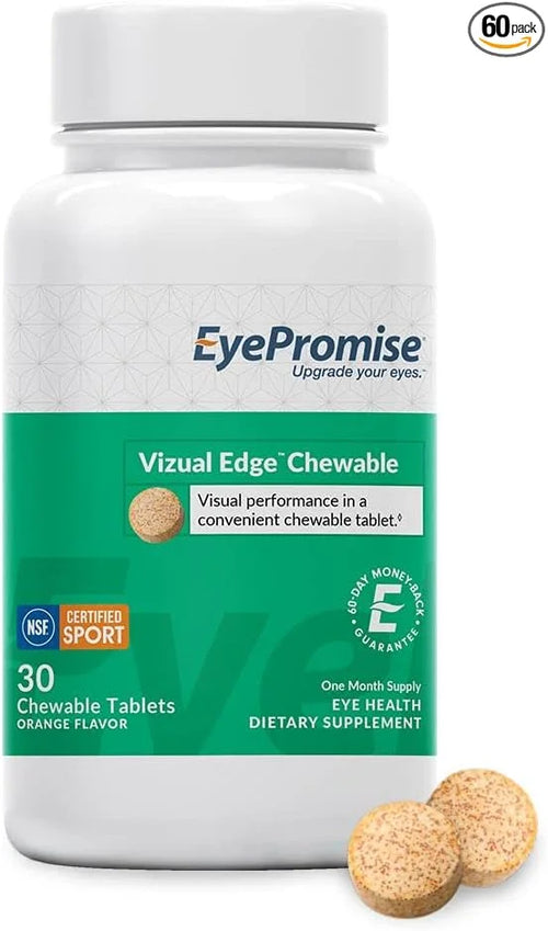 EyePromise Vizual Edge Chew Performance Eye Vitamin 1 Month