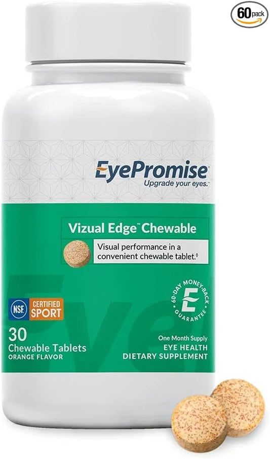 EyePromise Vizual Edge Chew Performance Eye Vitamin 1 Month