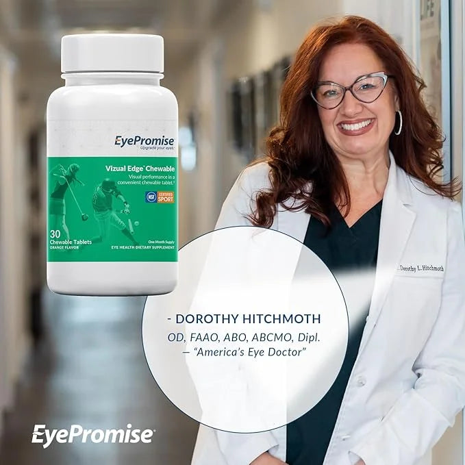 EyePromise Vizual Edge Chew Performance Eye Vitamin 1 Month