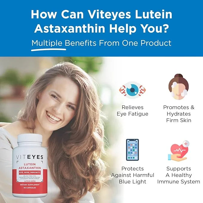 Viteyes Lutein & Astaxanthin – Relieve 20 mg 4 mg 30 Capsules