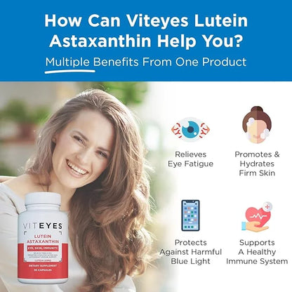 Viteyes Lutein & Astaxanthin – Relieve 20 mg 4 mg 30 Capsules