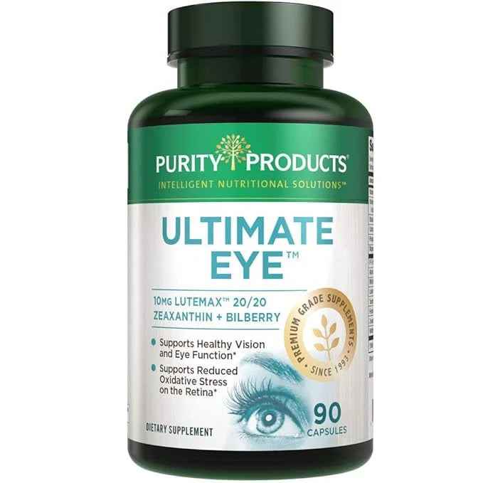 Purity Products Ultimate Eye Support 10 20/20, 100 100 mg 2 mg 90 Capsules