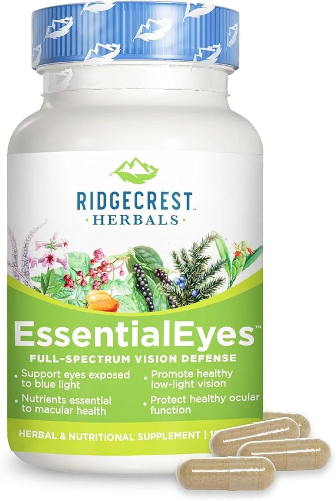 Ridgecrest Herbals EssentialEyes, Natural Eye Vitamin (120 Vegan 30 Serv)