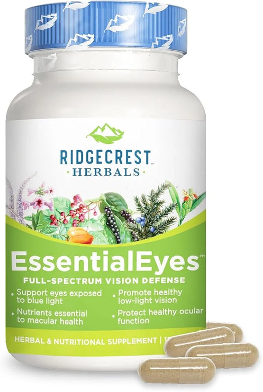 Ridgecrest Herbals EssentialEyes, Natural Eye Vitamin (120 Vegan 30 Serv)