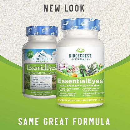 Ridgecrest Herbals EssentialEyes, Natural Eye Vitamin (120 Vegan 30 Serv)
