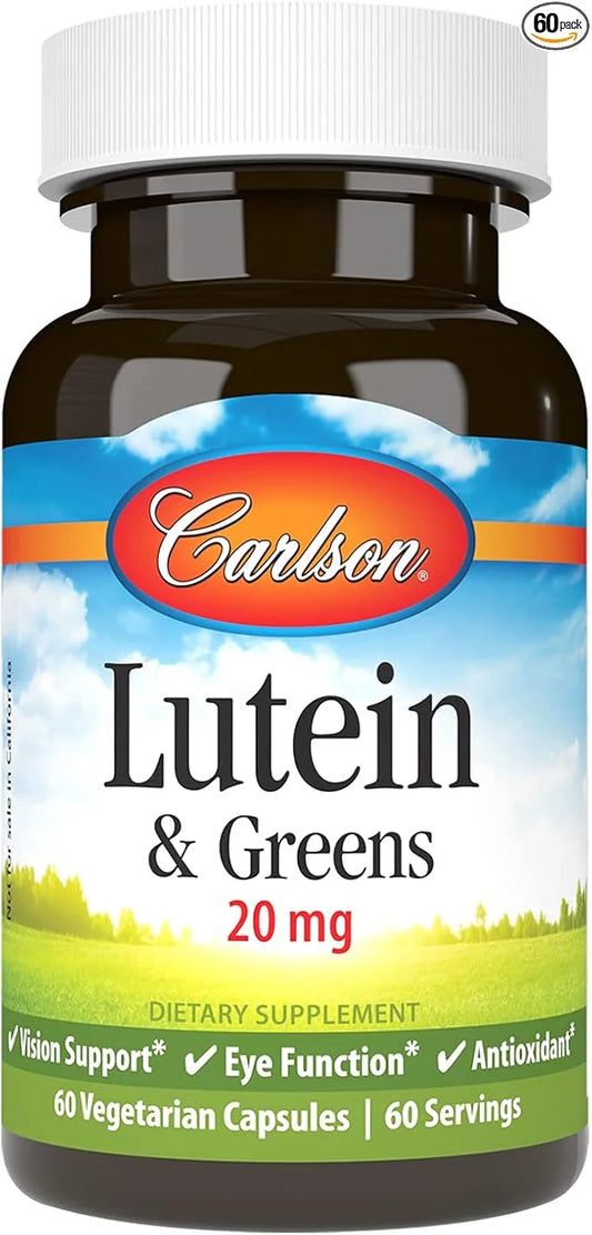 Carlson - Lutein & Greens, 20 60 Vegetarian