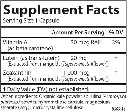 Carlson - Lutein & Greens, 20 60 Vegetarian