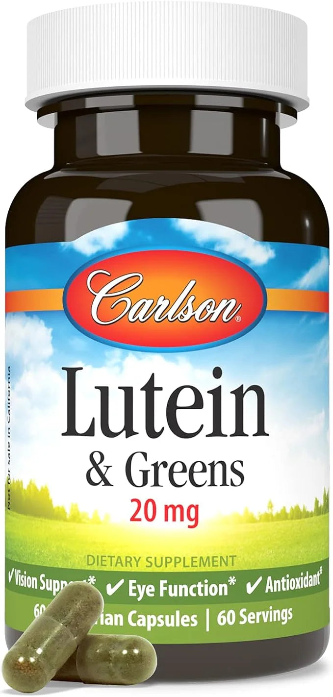 Carlson - Lutein & Greens, 20 60 Vegetarian
