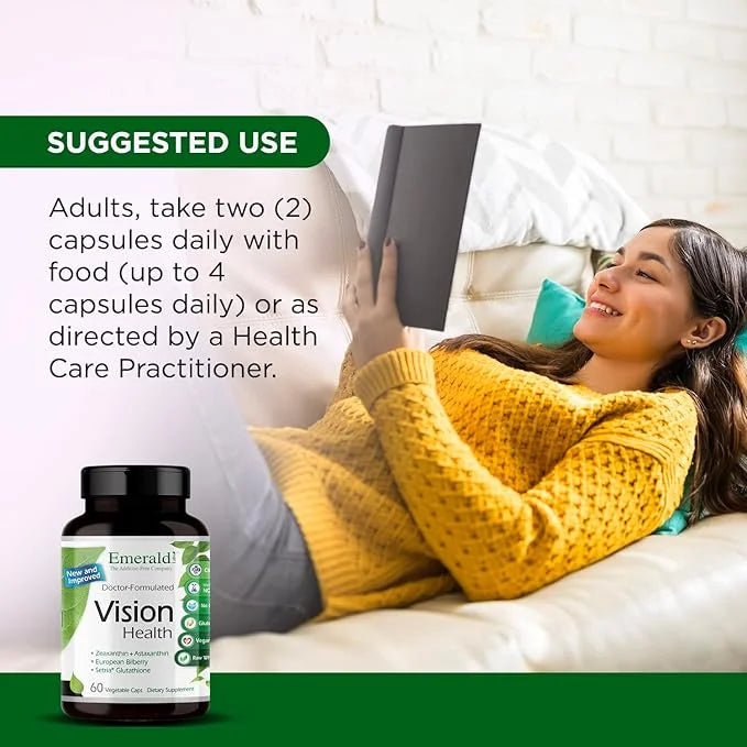 EMERALD LABS Vision Health 60 Vegetable (30-Day Supply)
