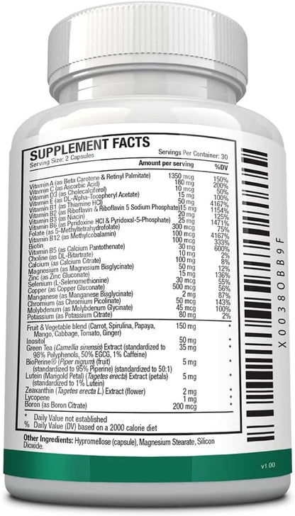 Approved Science Multi-Vitamin 60 Capsules 1 Month