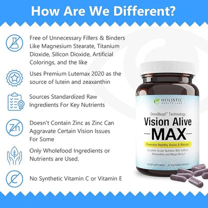 Vision Alive Max with 8 Natural 2020, Bilberries, c3g from (30 Count 2))