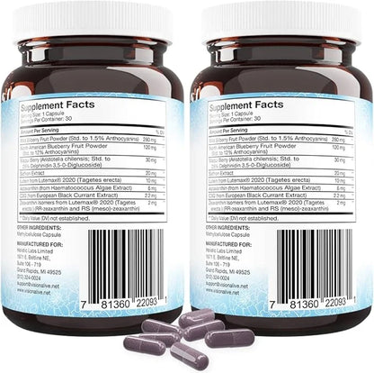 Vision Alive Max with 8 Natural 2020, Bilberries, c3g from (30 Count 2))