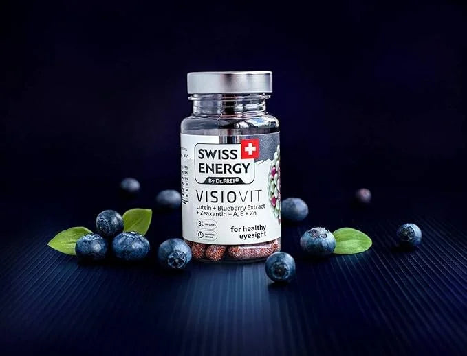 VISIOVIT Lutein + Blueberry Extract, 30 sustained-Release