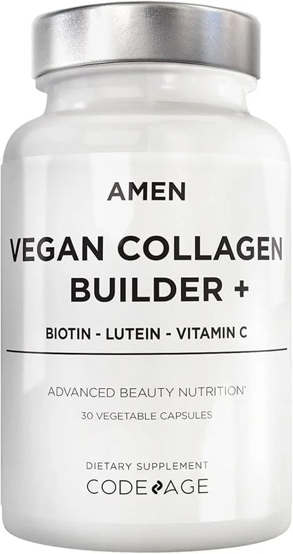 Amen Plant-Based Vegan Collagen Builder Supplement 30 Capsules