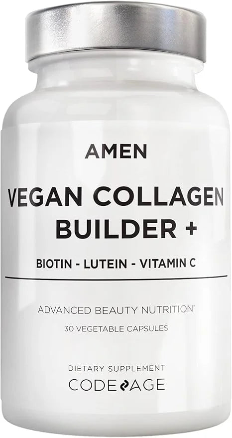 Amen Plant-Based Vegan Collagen Builder Supplement 30 Capsules