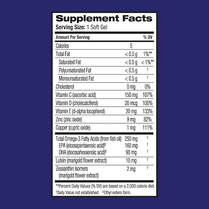 Ocuvite Bausch + Lomb Eye Performance 30 Count