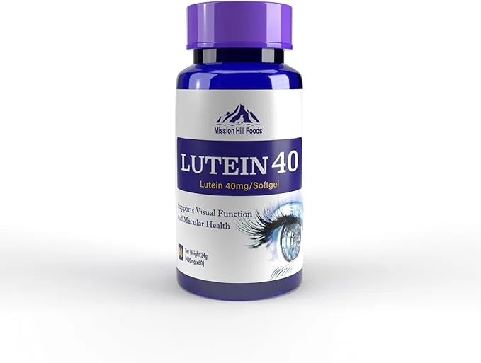 Mission Hill Foods– Lutein 40mg + 2mg Quick 60 Count 2 Month
