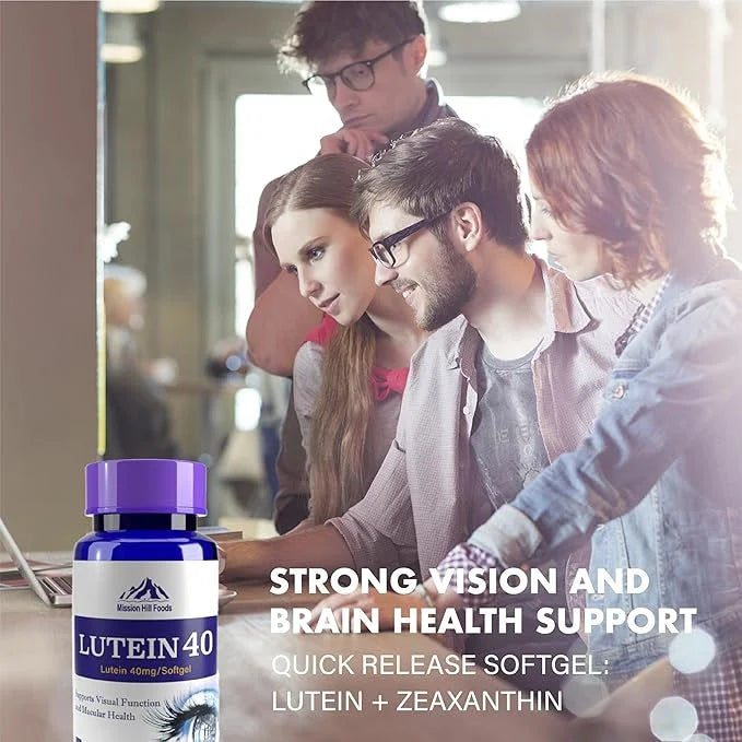 Mission Hill Foods– Lutein 40mg + 2mg Quick 60 Count 2 Month