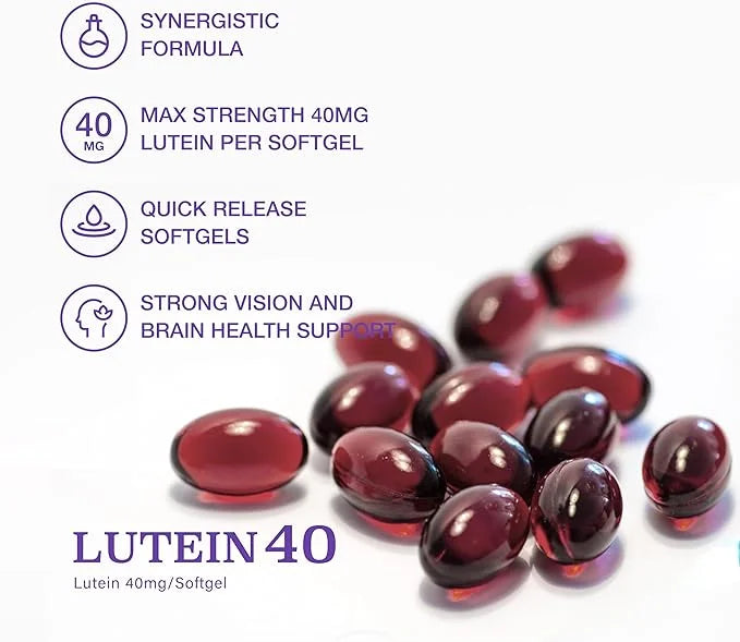 Mission Hill Foods– Lutein 40mg + 2mg Quick 60 Count 2 Month