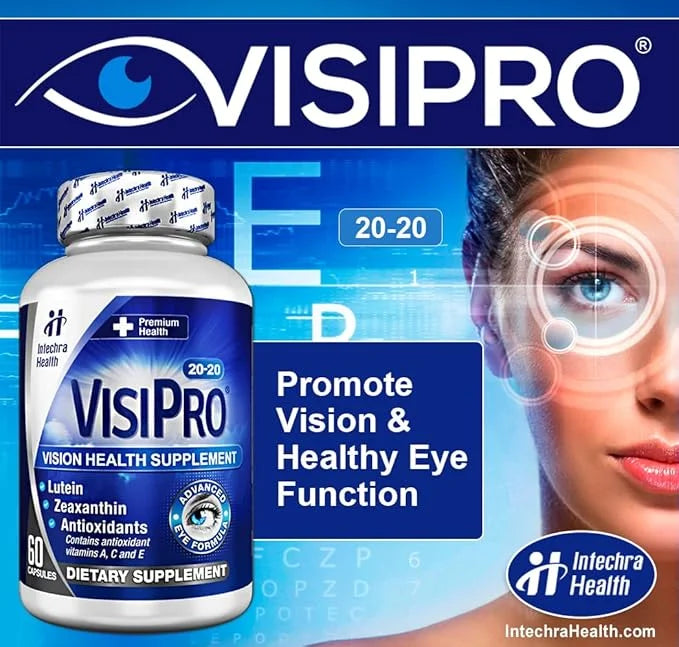 VISIPRO® 20-20 New Vision Health Supplement 60 Veggie