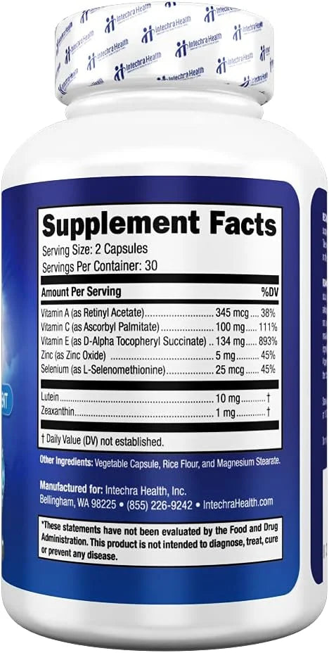 VISIPRO® 20-20 New Vision Health Supplement 60 Veggie