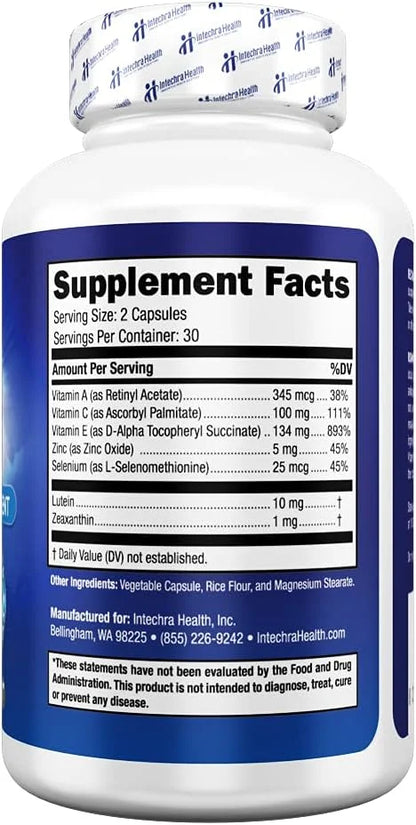 VISIPRO® 20-20 New Vision Health Supplement 60 Veggie