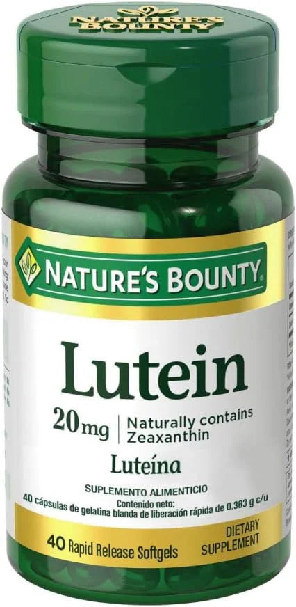 Nature's Bounty Lutein, 20 mg, 40