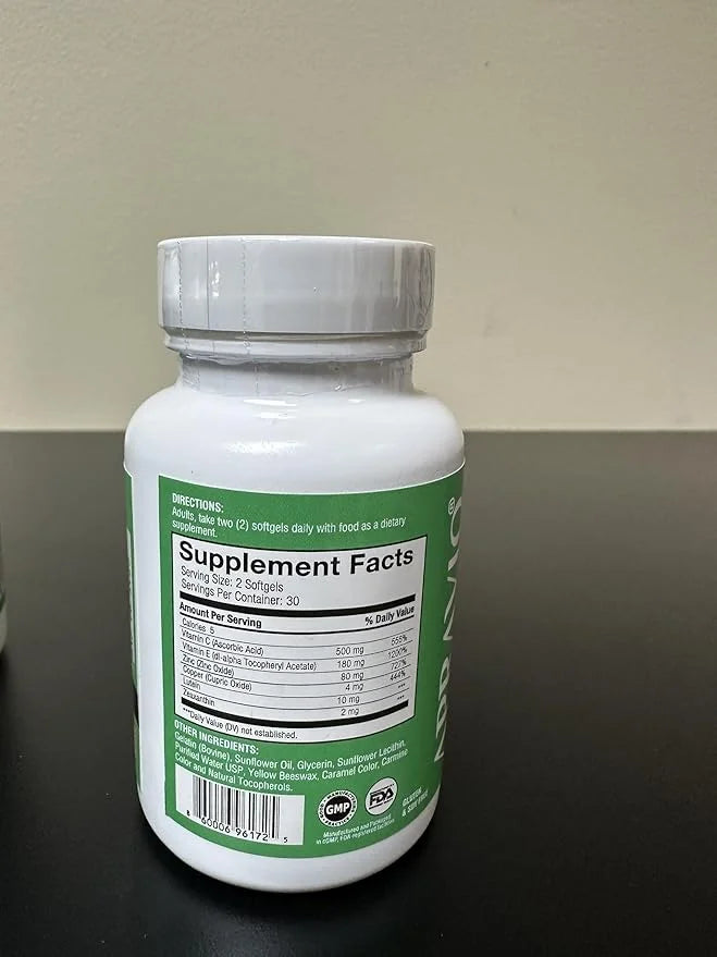 Vision Health Advanced Eye Supplement, AREDS2 60ct