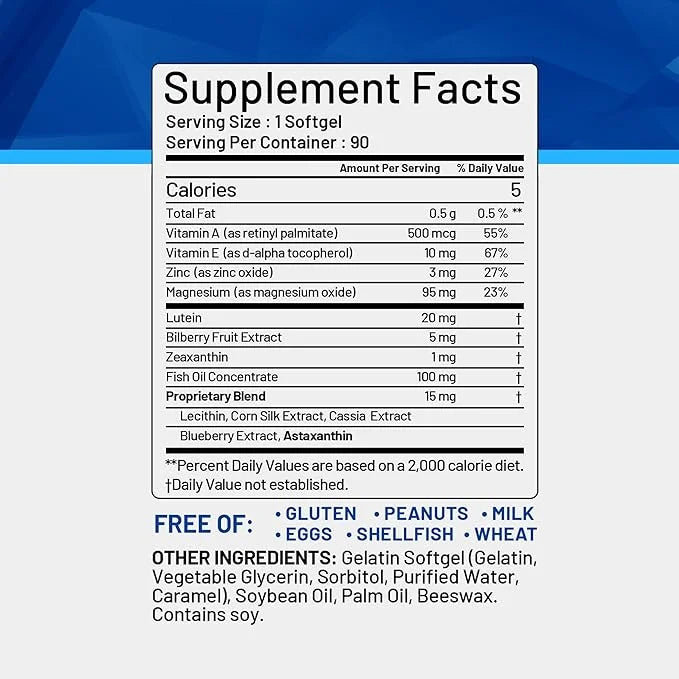 Vison Care Plus 20mg, Zeaxanthin, 90 Softgels