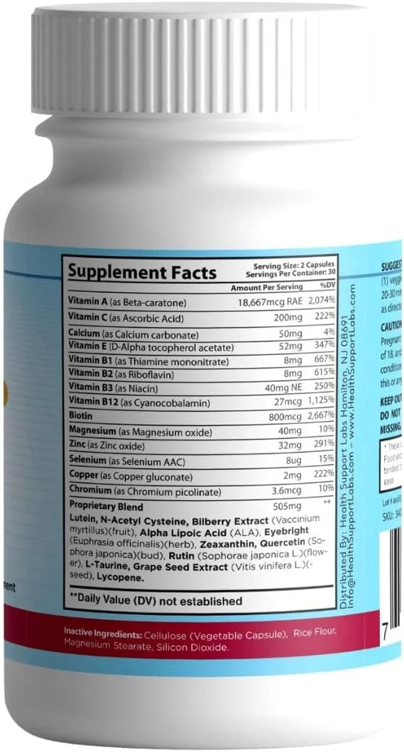 Ocusharp Vision Health Formula with Zeaxanthin, 60 Capsules (3)
