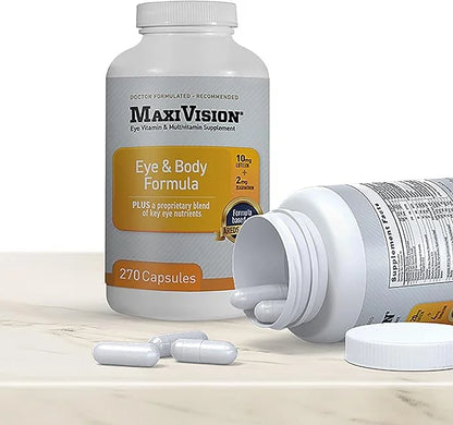 MaxiVision® Eye & Body Formula 2 Study 270 Eye 1 Bottle