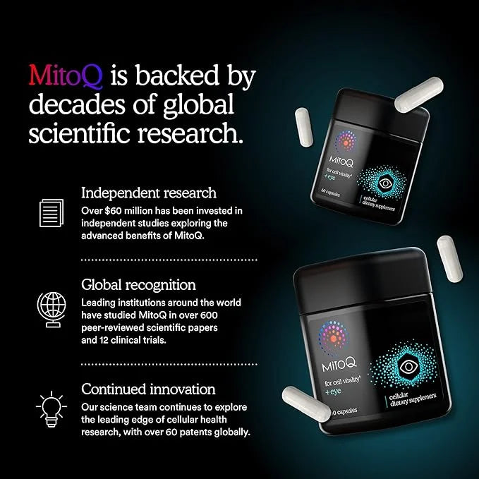 MitoQ +Eye Advanced CoQ10 Antioxidant (60 Capsules)