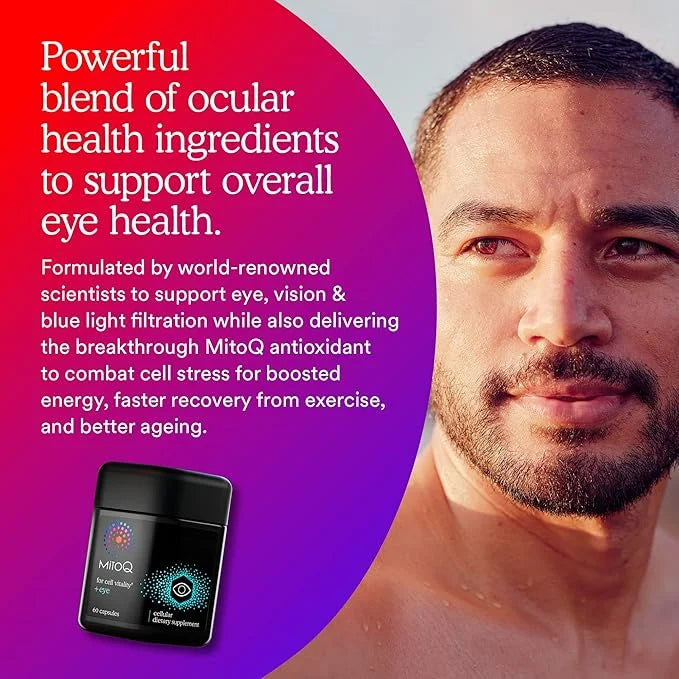 MitoQ +Eye Advanced CoQ10 Antioxidant (60 Capsules)