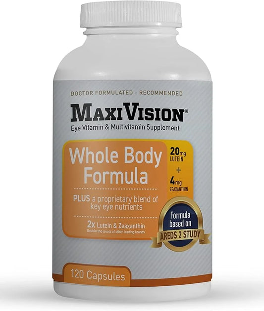 MaxiVision® AREDS 2 Whole Body Formula 2 Eye 120 Capsules 1 Bottle