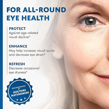OS2 Ocular Support Solution 270Ct, Eye AREDS2, Vit Omega-3, Lutein
