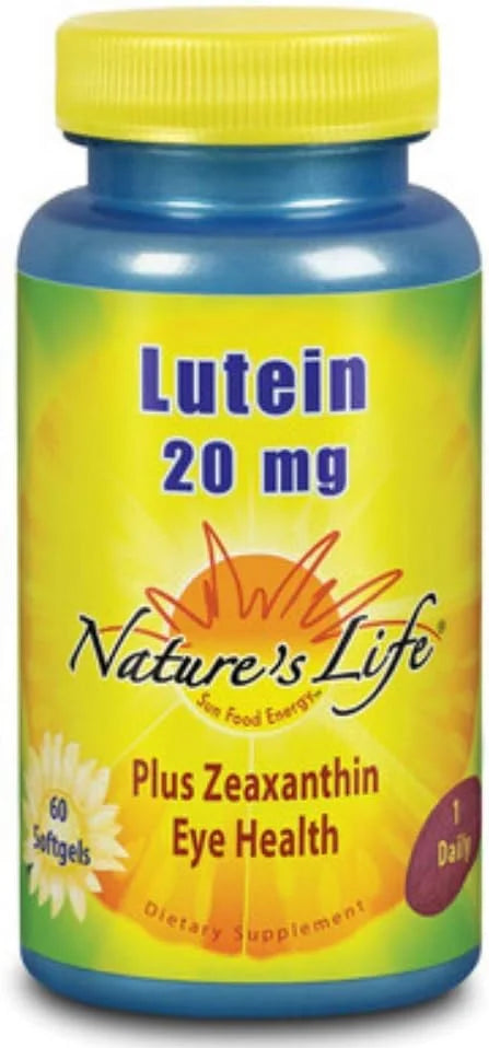 Nature's Life Lutein 20 mg 60 ct