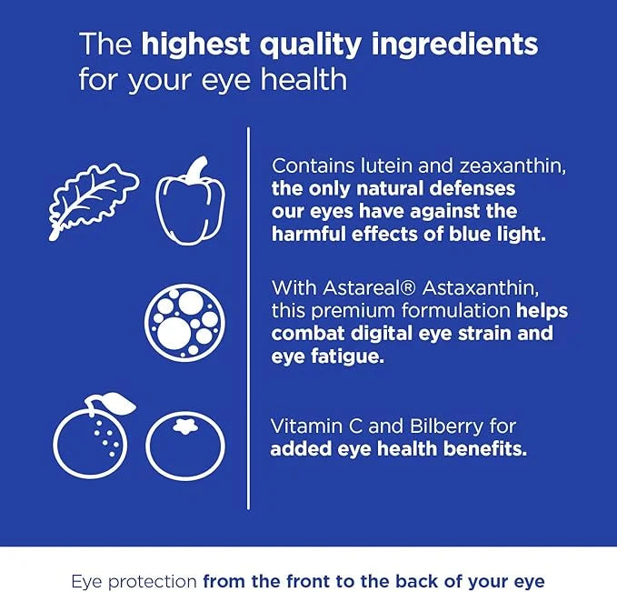 Viteyes Blue Light Defender+ Supplement Capsules, 30 Capsules
