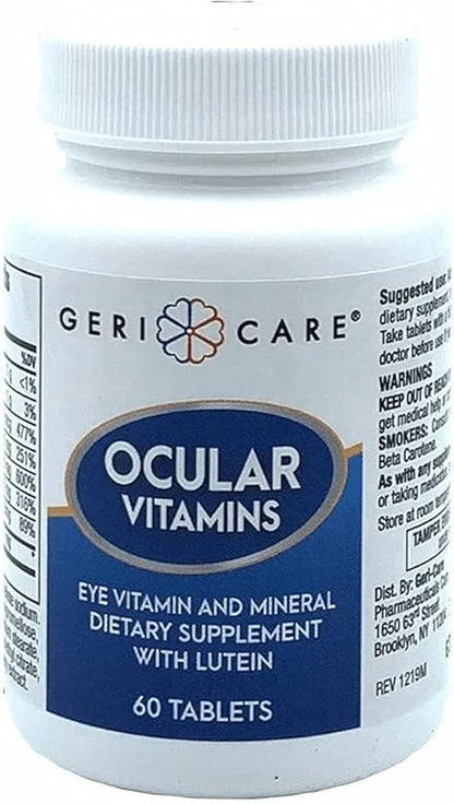 GERI CARE PHARM Essential Eye Multivitamin 60 Tablets