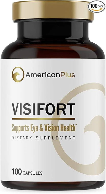 Visifort Eye Vitamins with Lutein & 100 Capsules