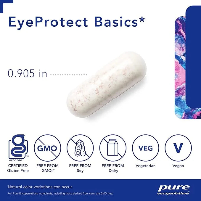 Pure Encapsulations EyeProtect Basics 60 Capsules