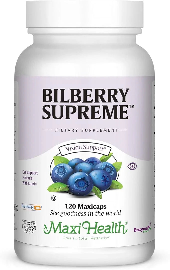 Maxi Health Bilberry Supreme with Eyebright 120 Count