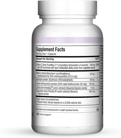 Maxi Health Bilberry Supreme with Eyebright 120 Count