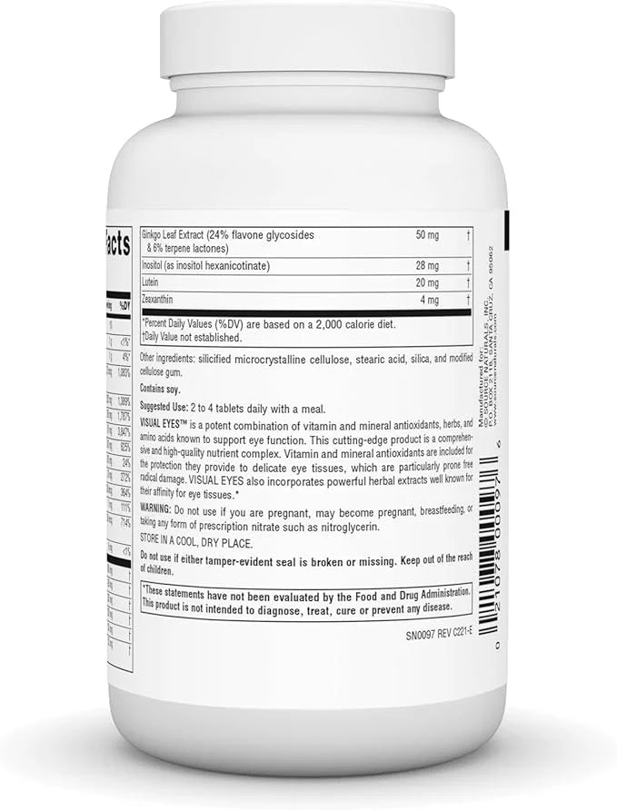 Source Naturals Visual Eyes, Multi-Nutrient Complex 120 Tablets