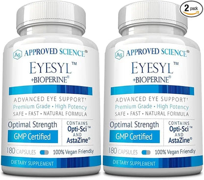 Approved Science EyeSyl 2 Bottles 360 Capsules