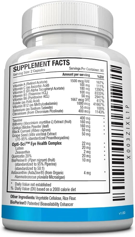 Approved Science EyeSyl 2 Bottles 360 Capsules